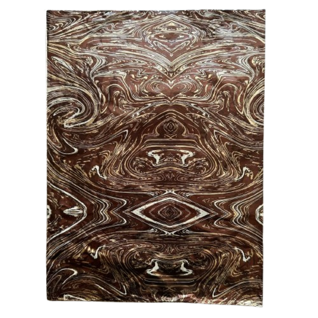 Pliego Papel Aluminio Cafe Con Diseño 1