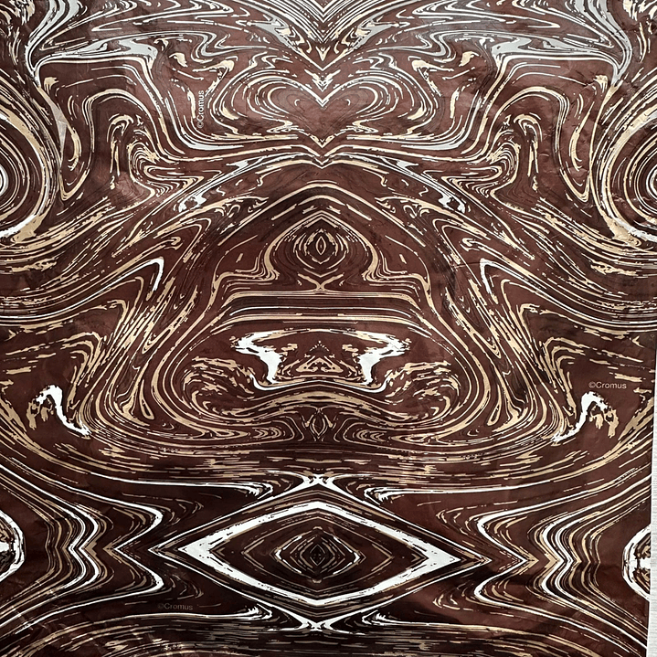 Pliego Papel Aluminio Cafe Con Diseño 3