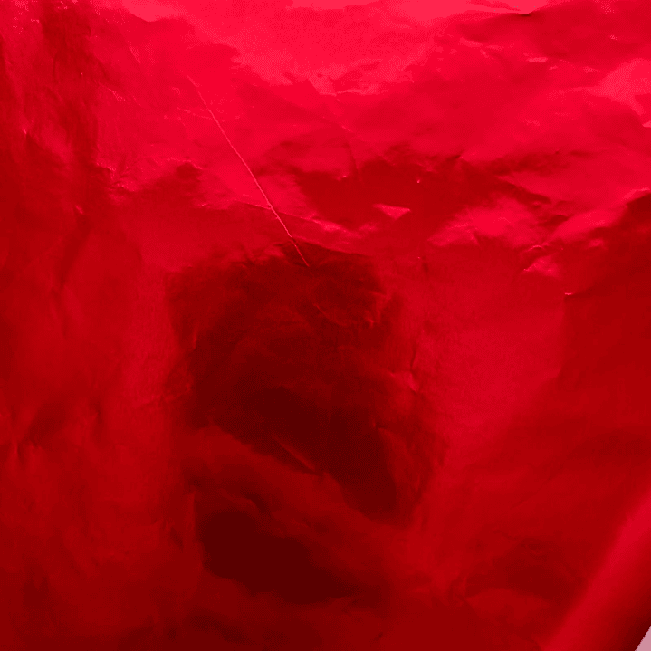 Pack 5 Pliego Papel Aluminio Rojo 43x58cm 3