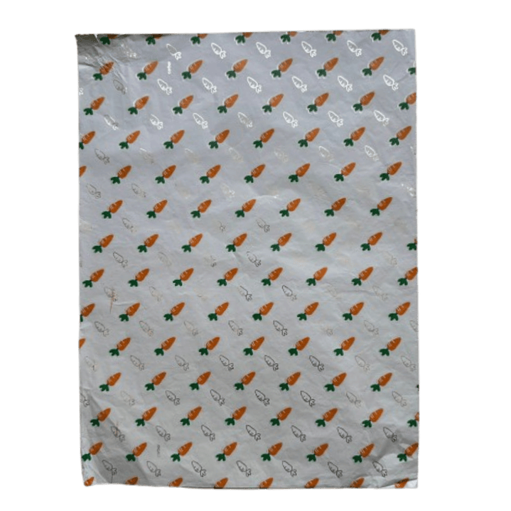 Pliego Papel Aluminio Zanahorias 43,5cm x 58,5cm 1