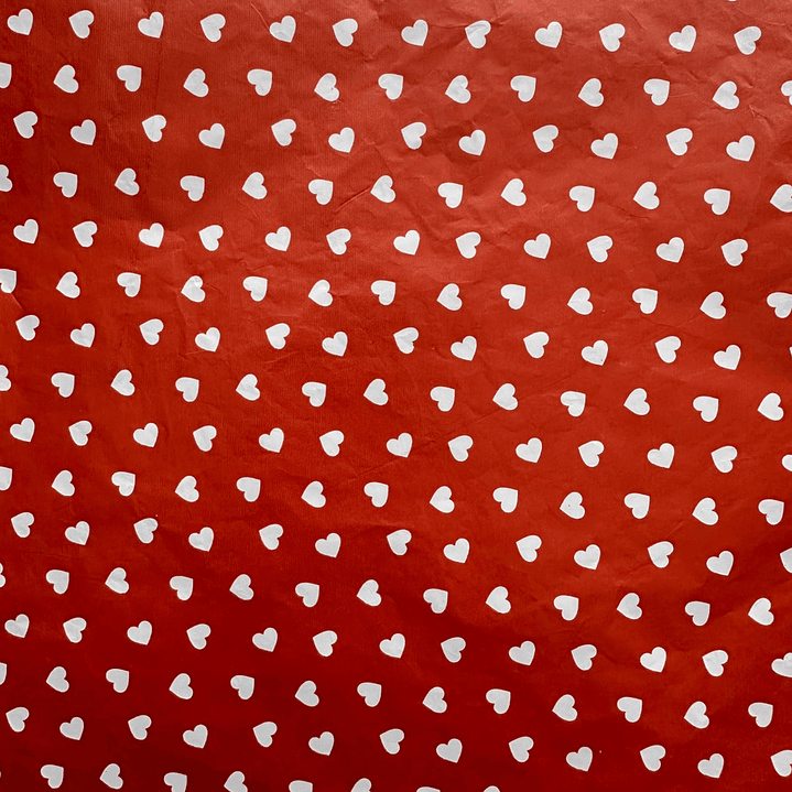 Pliego Papel Aluminio Corazones 43,5cm x 58,5cm 3