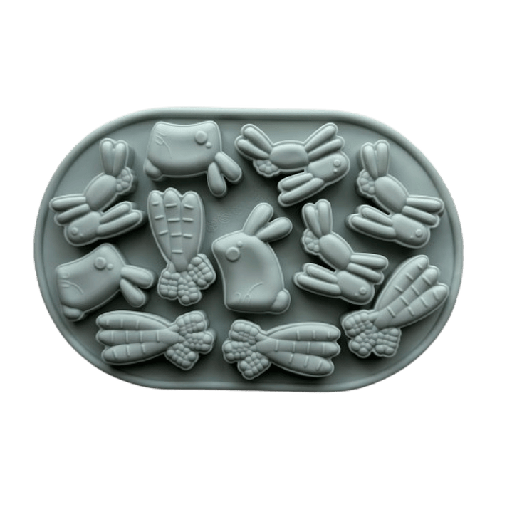 Molde Silicona Conejitos de Pascua Diseño B 1