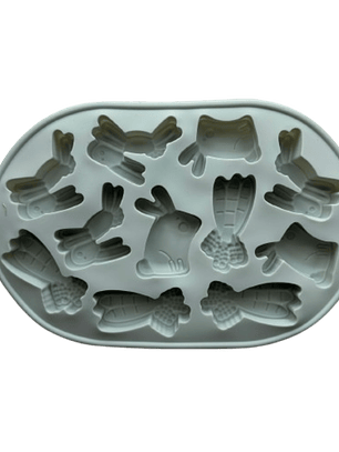 Molde Silicona Conejitos de Pascua Diseño B