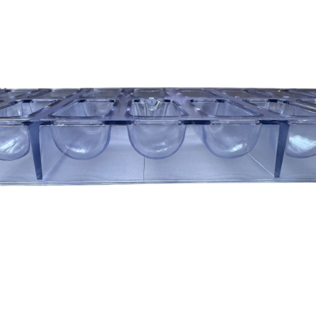 Molde Acrilico para Chocolate Chocotejas 18 cav 3