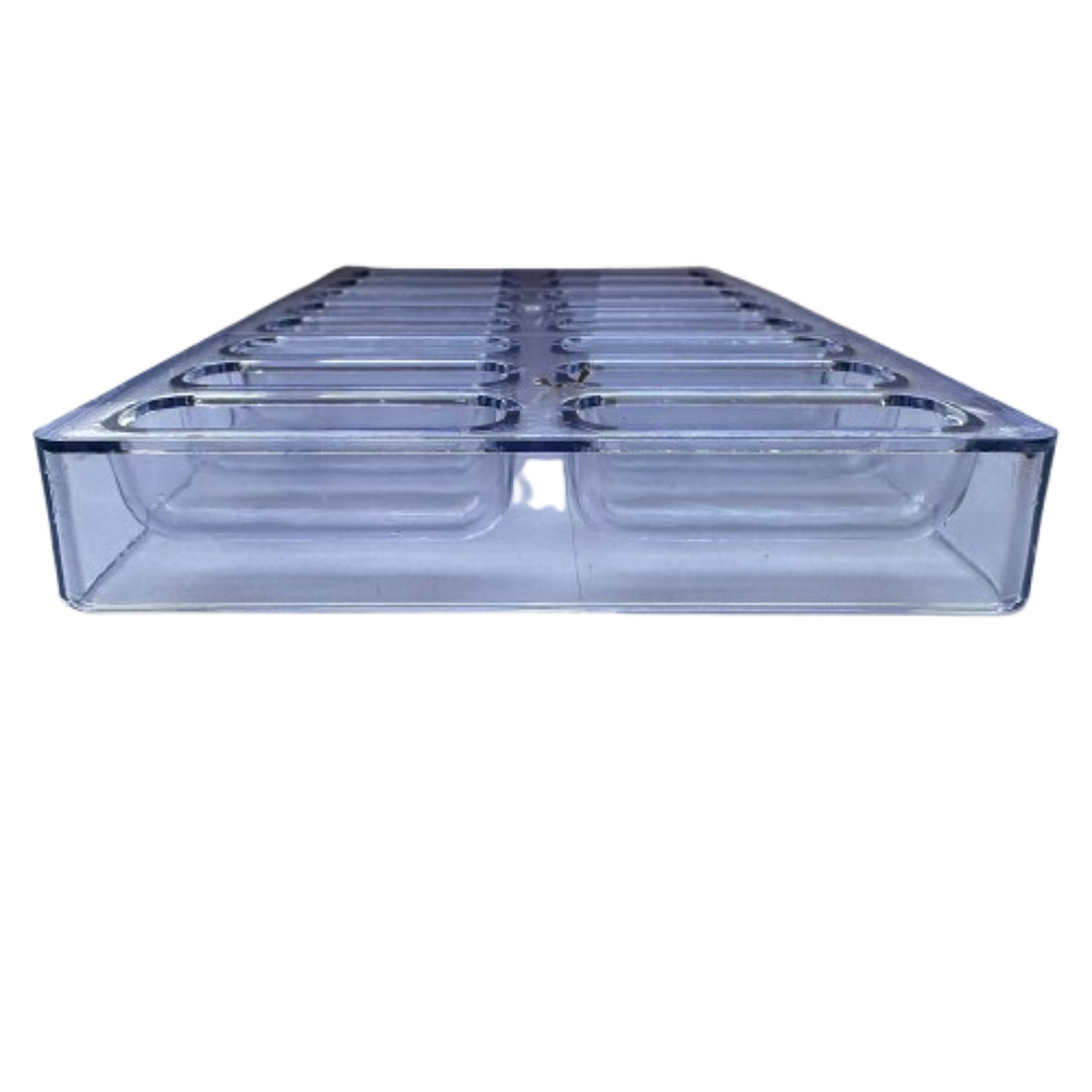 Molde Acrilico para Chocolate Chocotejas 18 cav 4