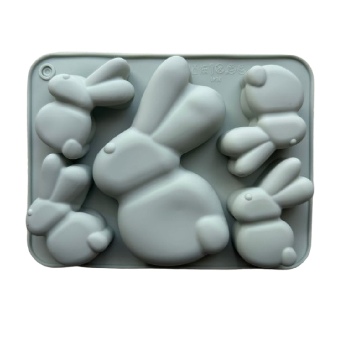 Molde Silicona Conejitos de Pascua Diseño C 1