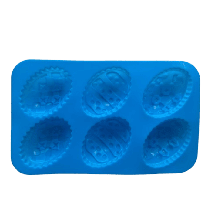 Molde Silicona Huevitos Grandes 6 cav 2