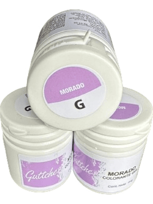 Colorante Gel Morado Comestible Reposteria Guttche 20g
