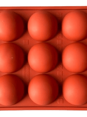 Molde Silicona 15 Esferas Medianas 29,5x19,3cm