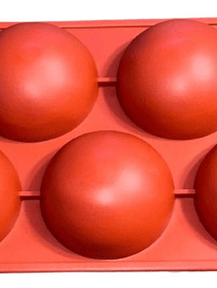 Molde Silicona 5 Esferas Grandes 29,5x17cm