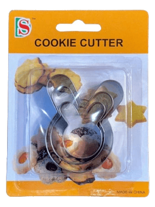 Cortador Galletas Conejo 3 pcs