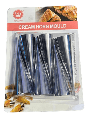 Molde Cachito Grandes 6 pcs Acero Inoxidable 12x3,3cm