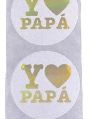 Sticker Dia Del Padre 100un 38mm