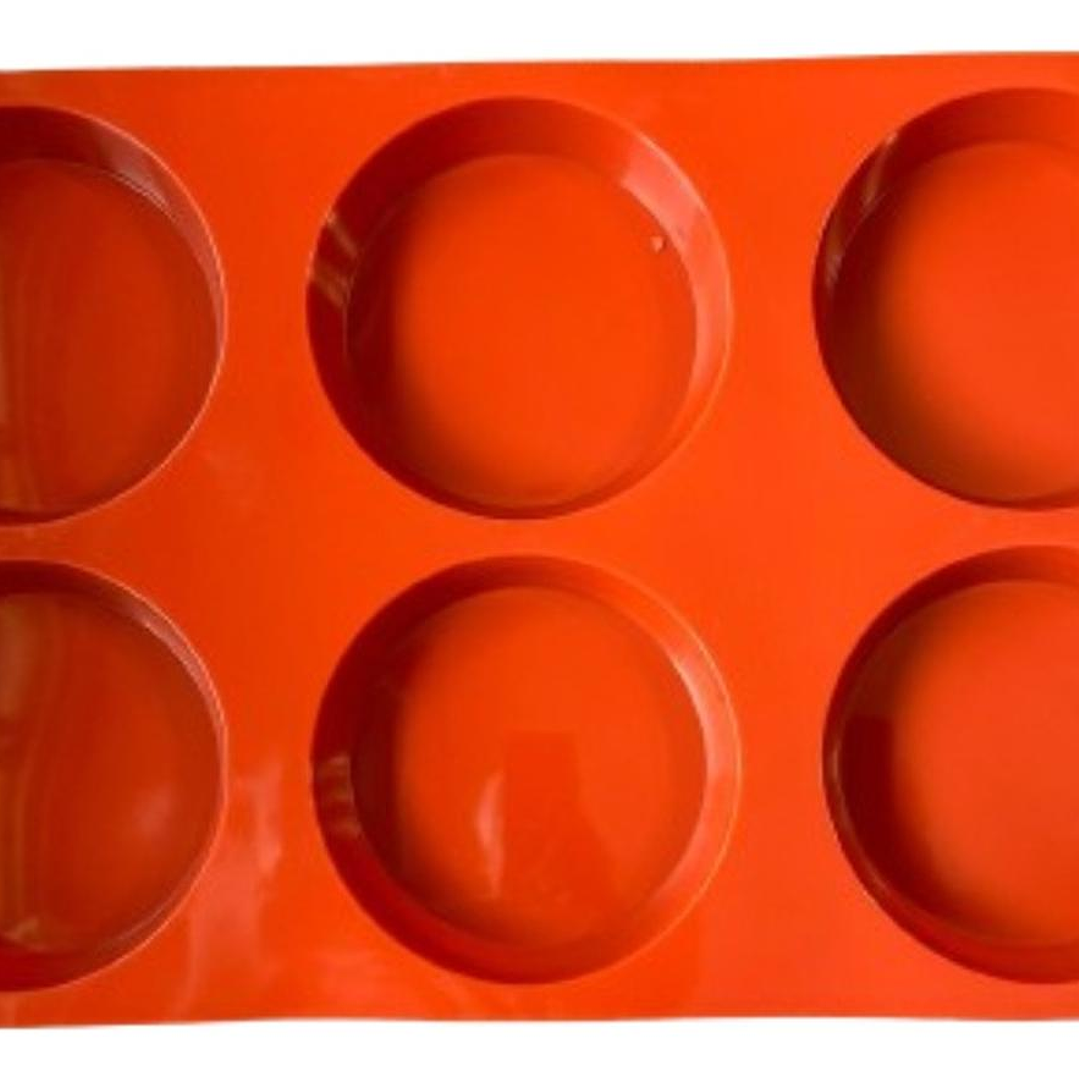 Molde Silicona Alfajor Perfecto 6 Cavidades 29x17cm 2