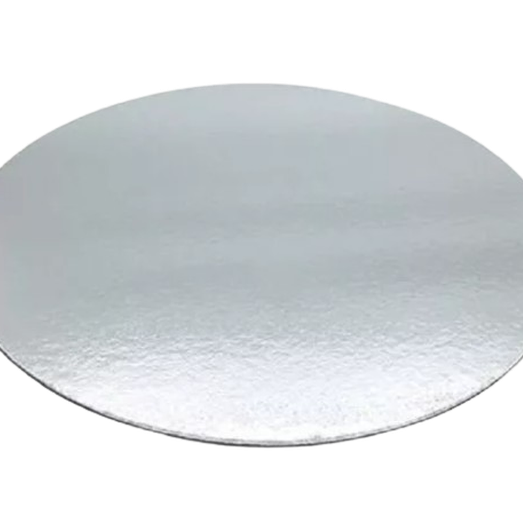 Pack 5 Bandeja Carton Plateada 35cm x 2mm 1