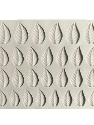 Molde Silicona Hojas 28 Cavidades 19x16cm