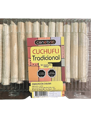 Vaina Cuchufli Rellenos Con Manjar 50 Unidades