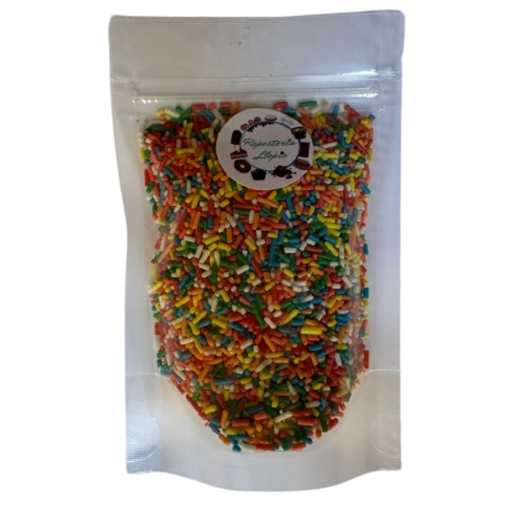 Decoracion Palitos Multicolor Comestible 100g 1