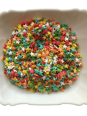 Decoracion Estrellas Multicolor 80g