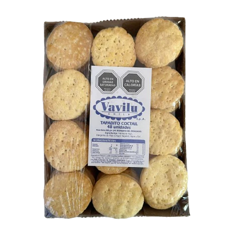 Tapaditos De Hoja Coctail Vavilu 48un