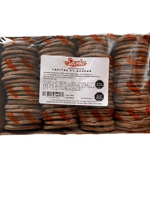 Galletas Tapas De Alfajor Sin Azucar Saoba 100un