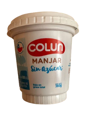Manjar Sin Azucar En Pote Colun 380g