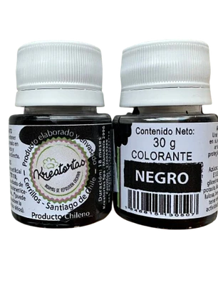 Colorante Gel Negro Comestible Reposteria Kreatortas 30g