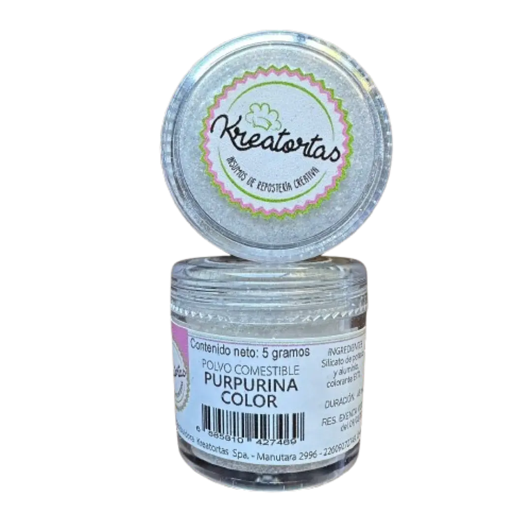 Purpurina Brillo Color Comestible Kreatortas 5g 1