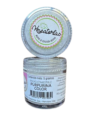 Purpurina Brillo Color Comestible Kreatortas 5g