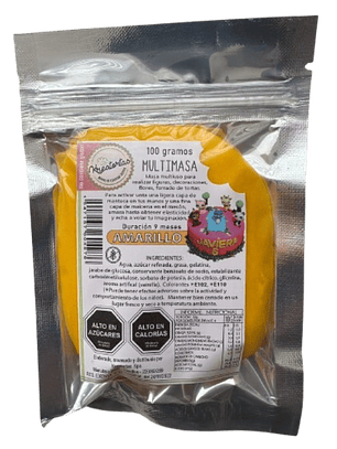 Multimasa Fondant Amarillo Kreatortas 100g