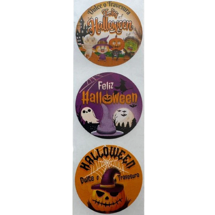 Sticker Halloween A 100un 38mm 1