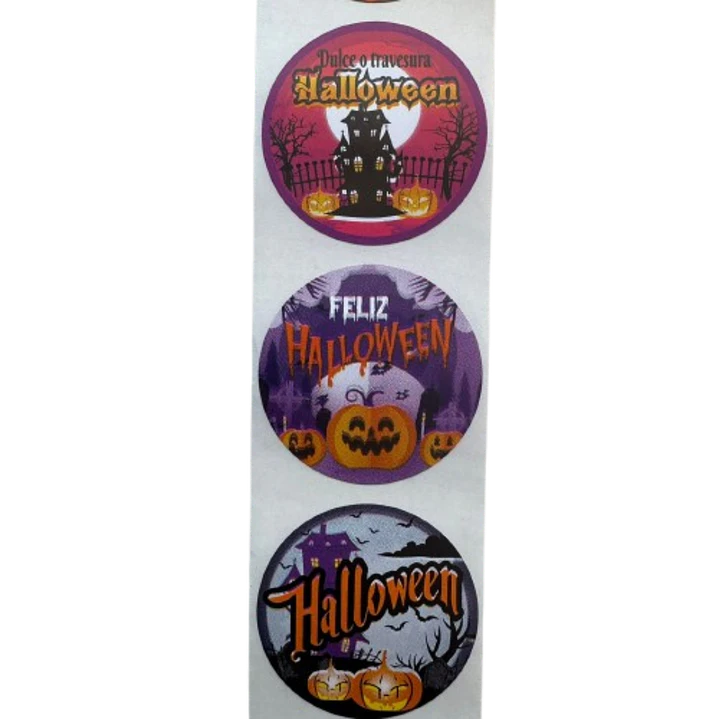 Sticker Halloween A 100un 38mm 2