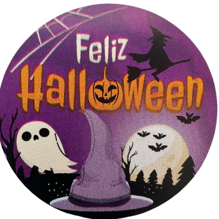 Sticker Halloween A 100un 38mm 3