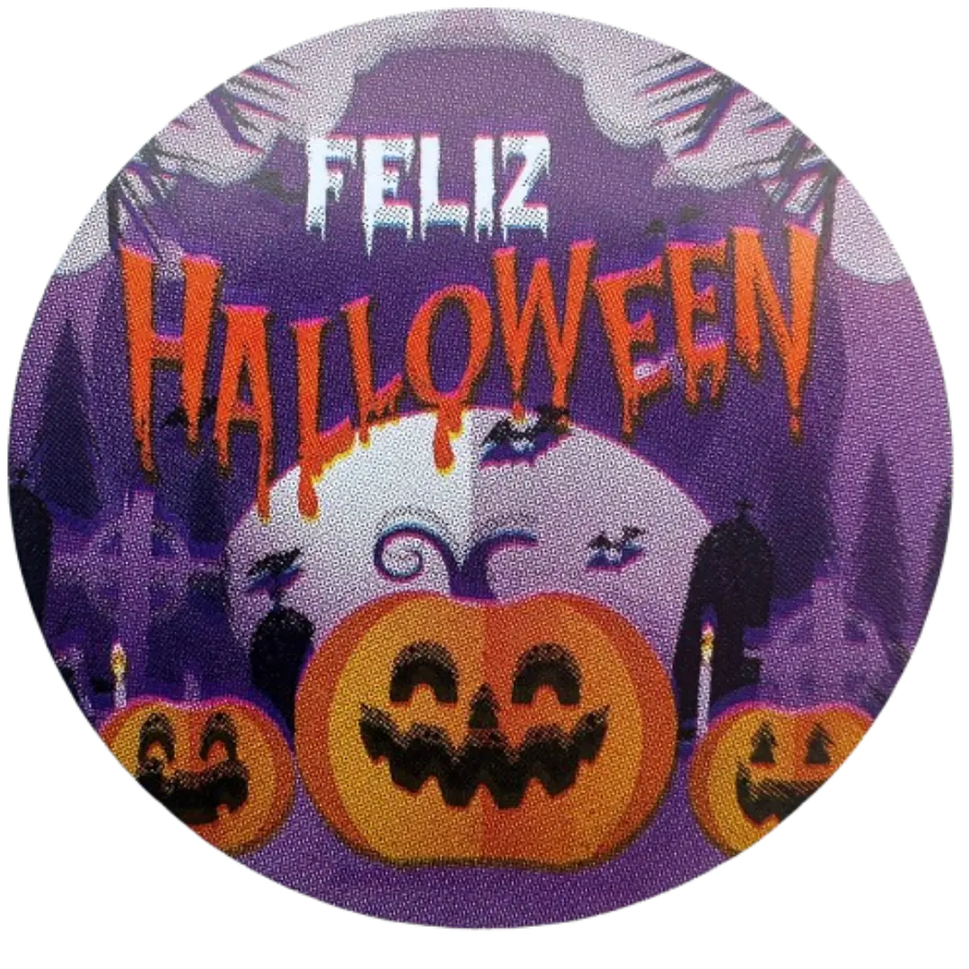 Sticker Halloween A 100un 38mm 7