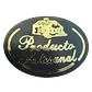 Sticker Producto Artesanal Negro 100un 38mm - Miniatura 1