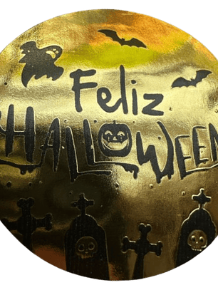 Sticker Halloween B 100un 38mm