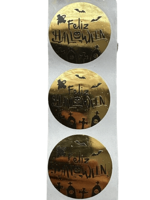 Sticker Halloween B 100un 38mm