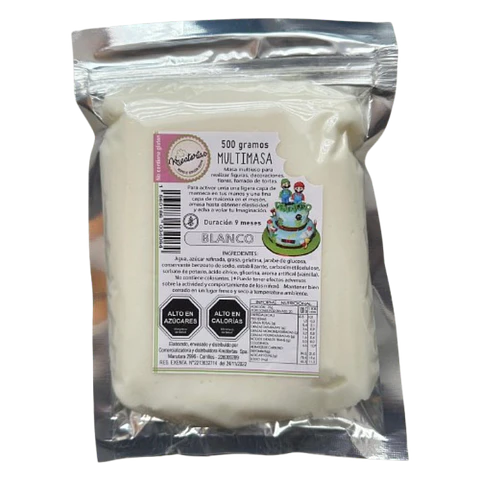 Multimasa Fondant Blanca Kreatortas 500g