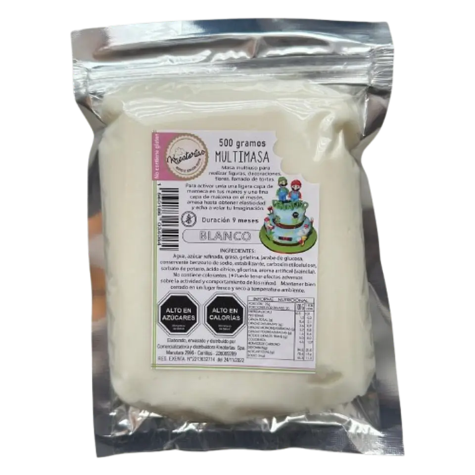 Multimasa Fondant Blanca Kreatortas 500g 1