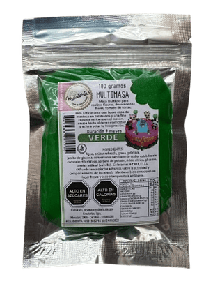 Multimasa Fondant Verde Kreatortas 100g