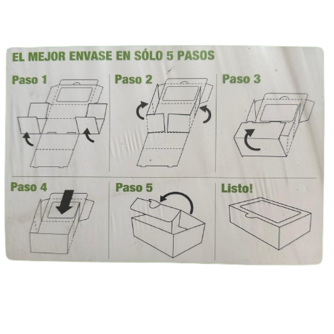 Caja L Carton Microcorrugado Ventana 23,2x15,5x6,8cm 2