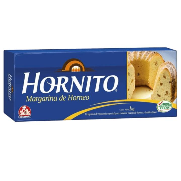 Margarina Horneo Hornito Azul Watts 1kg 1