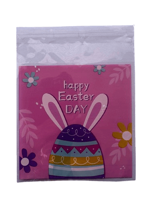 Bolsas Pascua A Celofan Autoadhesivas 100un 10x10+2cm