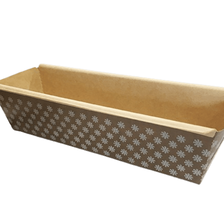 Pack 10 Molde Queque Papel Para 300g 18,5x5x5cm 1