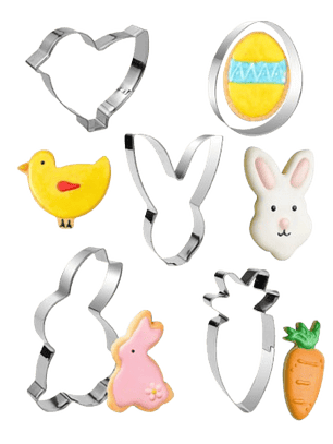 Cortador Galletas Pascua 5 pcs