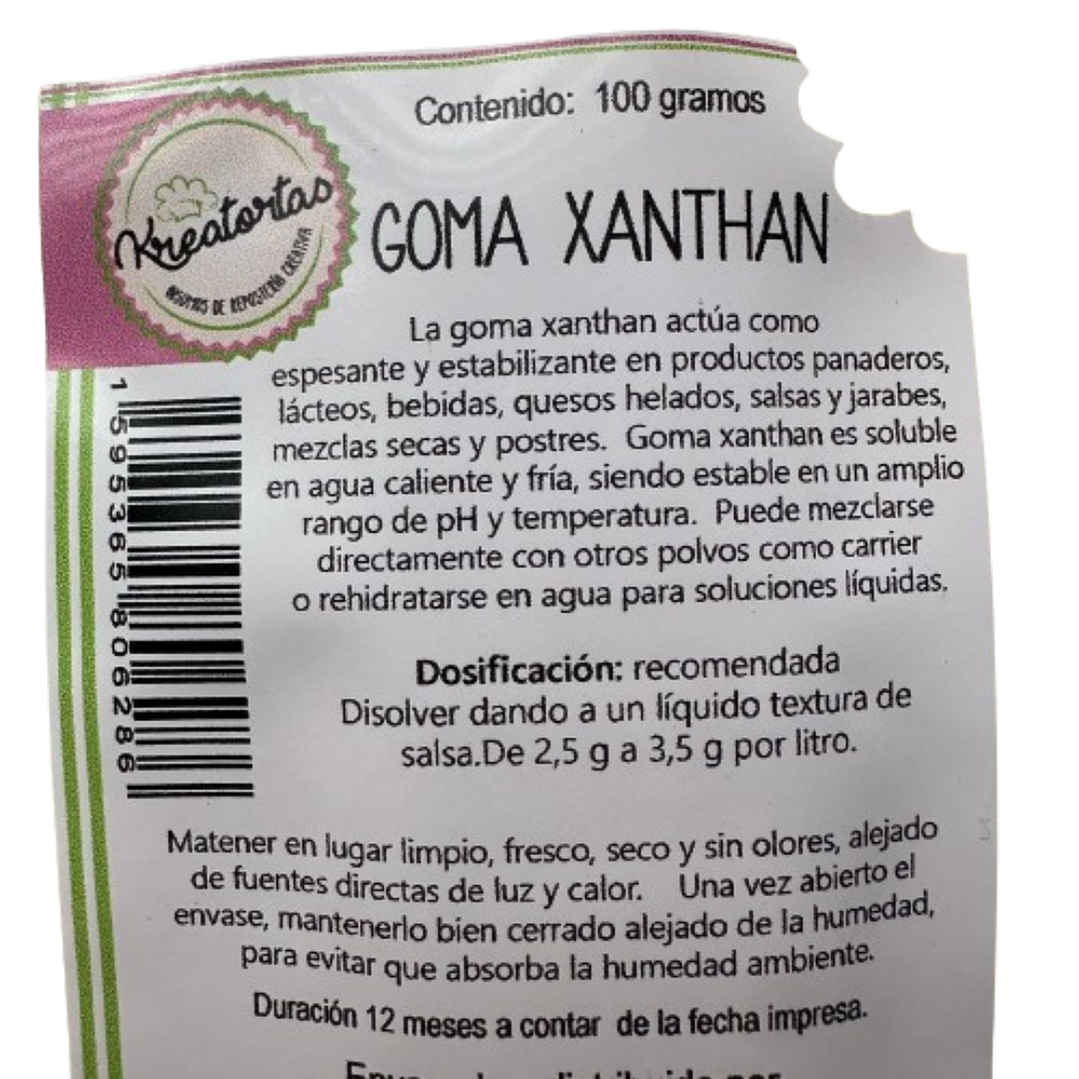 Goma Xanthan Kreatortas 100g 2