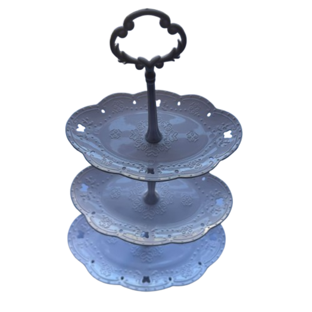 Exhibidor 3 Pisos Muffin / Cupcake Ovalado Plastico 1