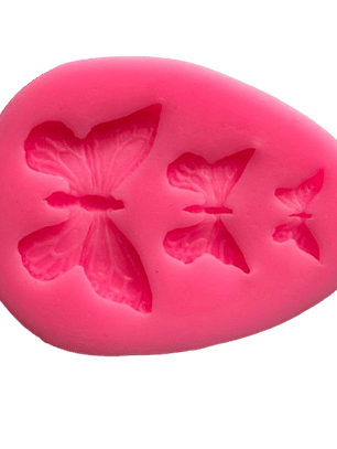 Molde Silicona Mariposas 3 Figuras 7,2x5,4cm