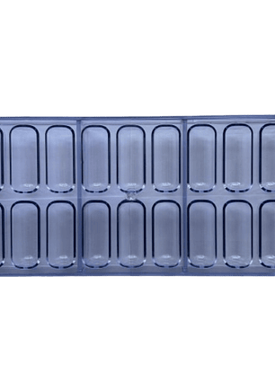 Molde Acrilico Para Chocolate Chocotejas 18 Cavidades