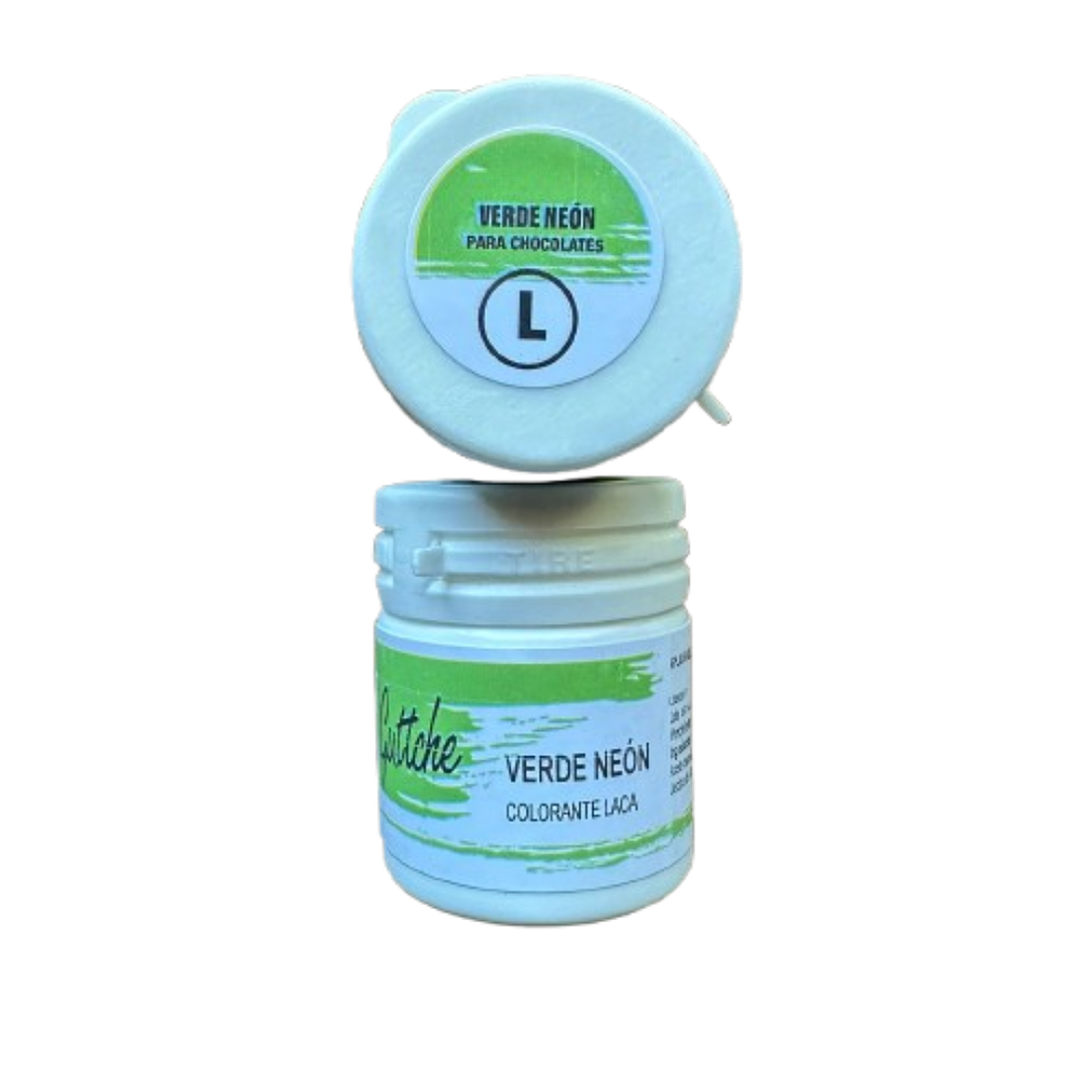 Colorante Laca Verde Neon Para Chocolate Guttche 15g 1
